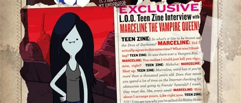 marceline the vampire queen voiced by|Olivia Olson (visual voices guide) .